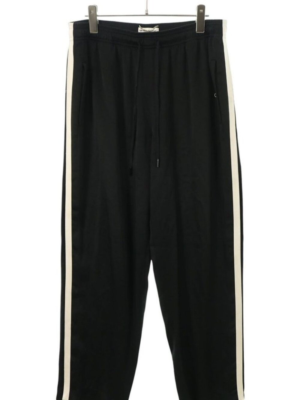 Saint Laurent Paris Satin Jersey Straight Long Pants 48